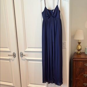 Long spaghetti strap dress